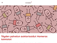 Tablet Screenshot of homeros.fi
